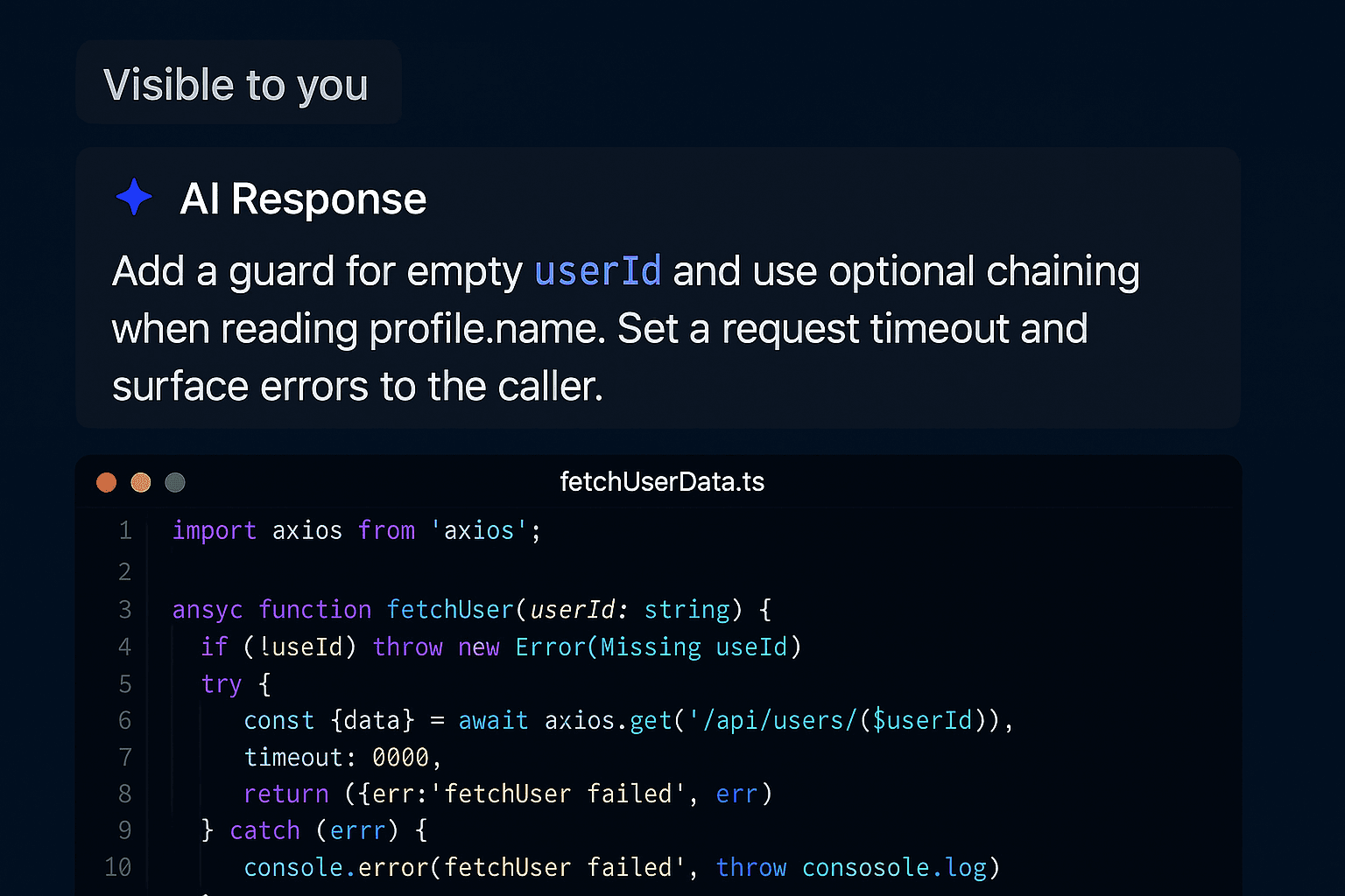 Interview screen visible to interviewer