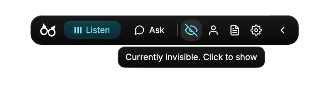 GeekBye Invisibility Feature