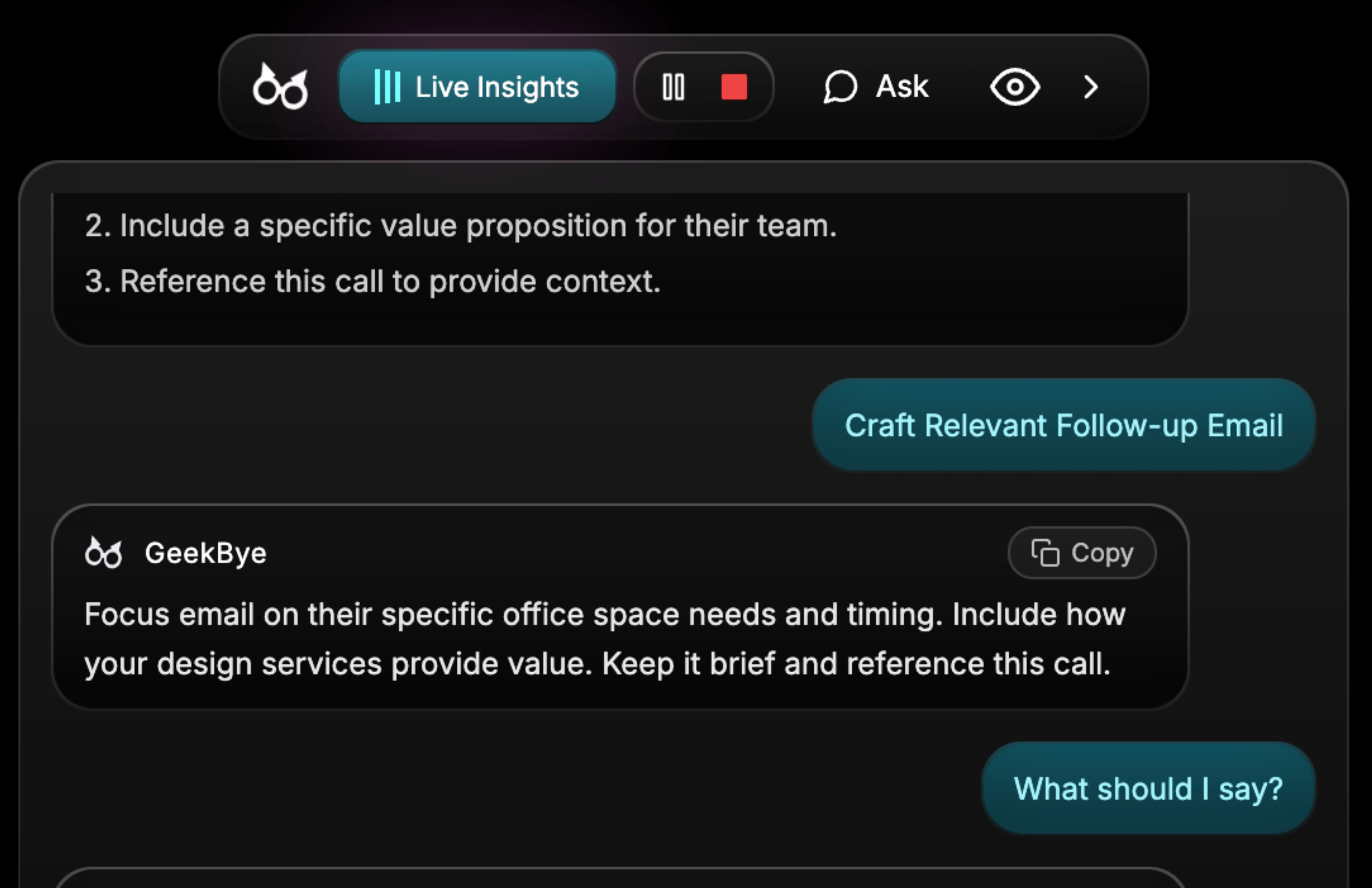 Confident developer acing technical interview